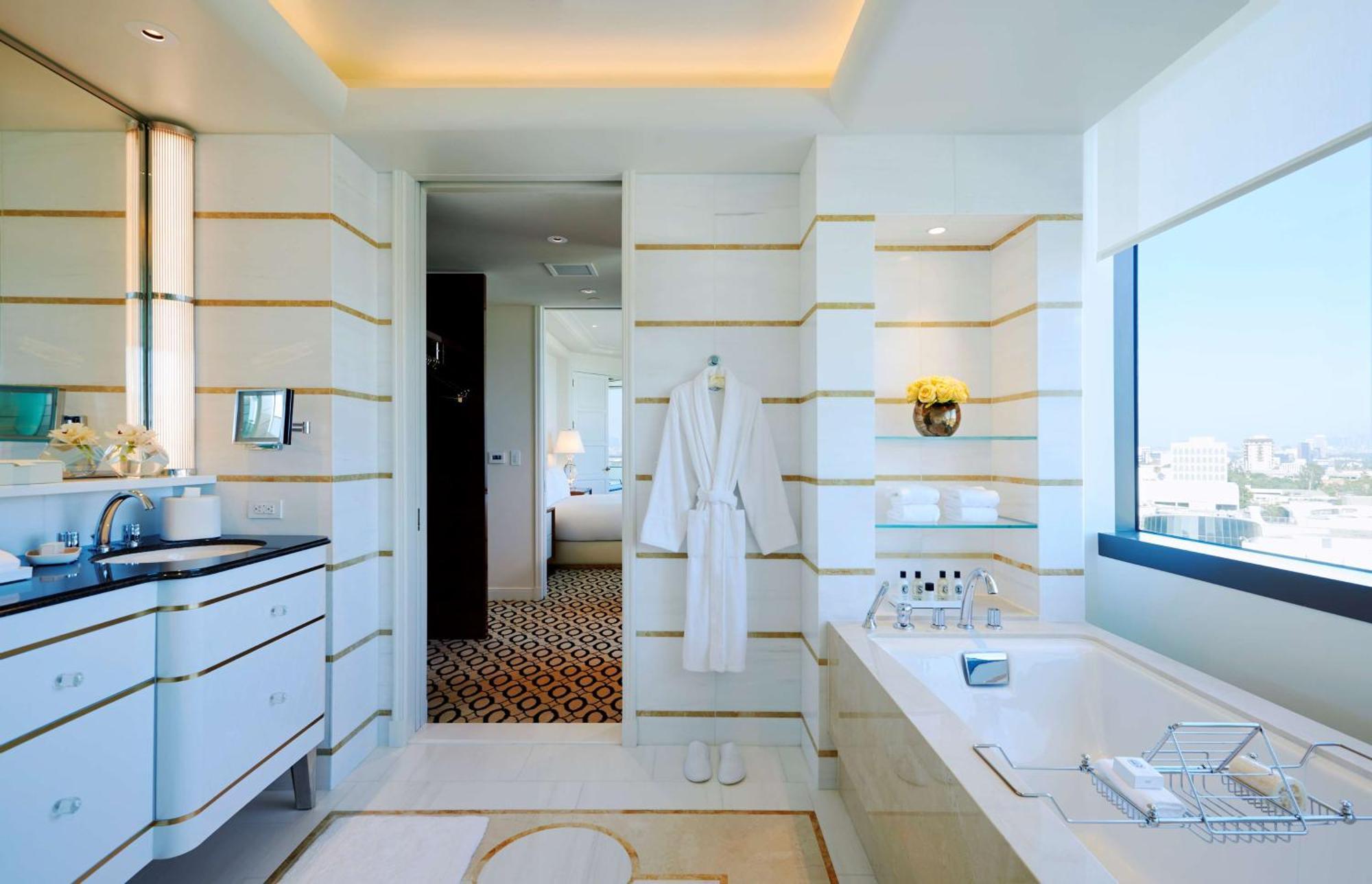 Suite mit Terrasse und Aussicht auf Beverly Hills